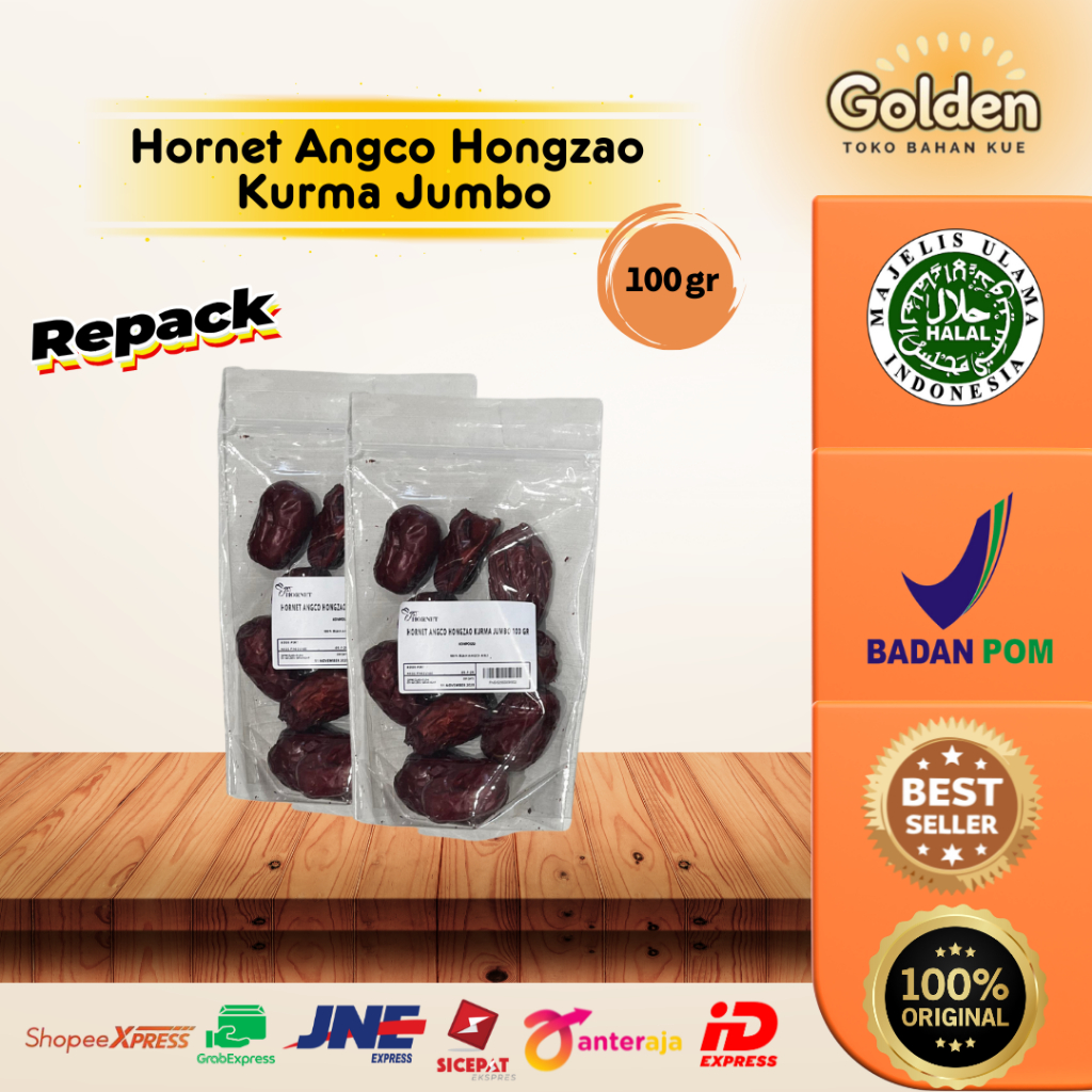

Hornet Angco Hongzao Kurma Jumbo 100gr