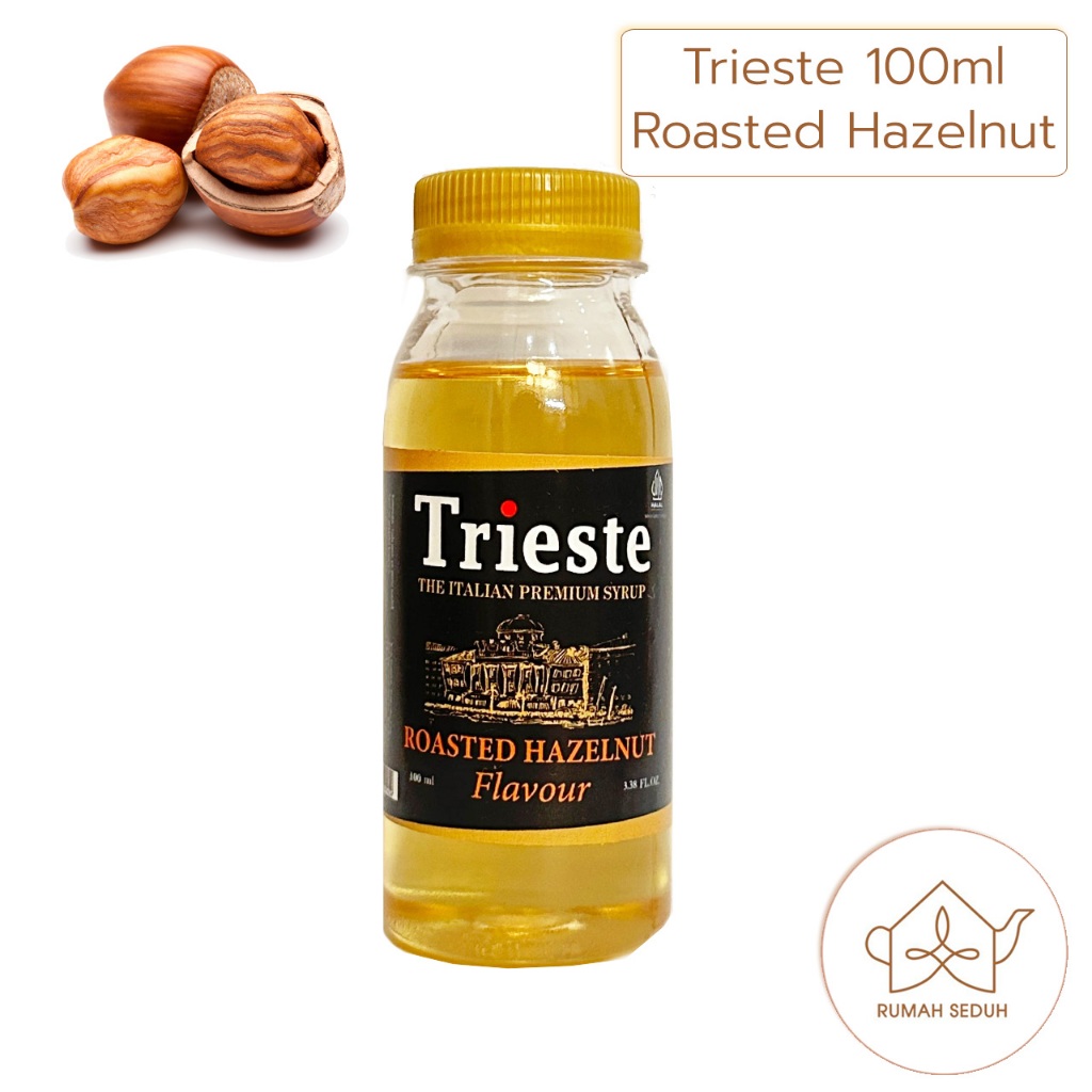 

100 mL Trieste Roasted Hazelnut Syrup - Sirup Hazelnut Panggang
