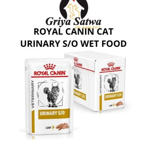 Royal Canin Urinary S/O Cat Wet Food 85gr / Royal Canin Urinary Makanan Basah Kucing 85gr