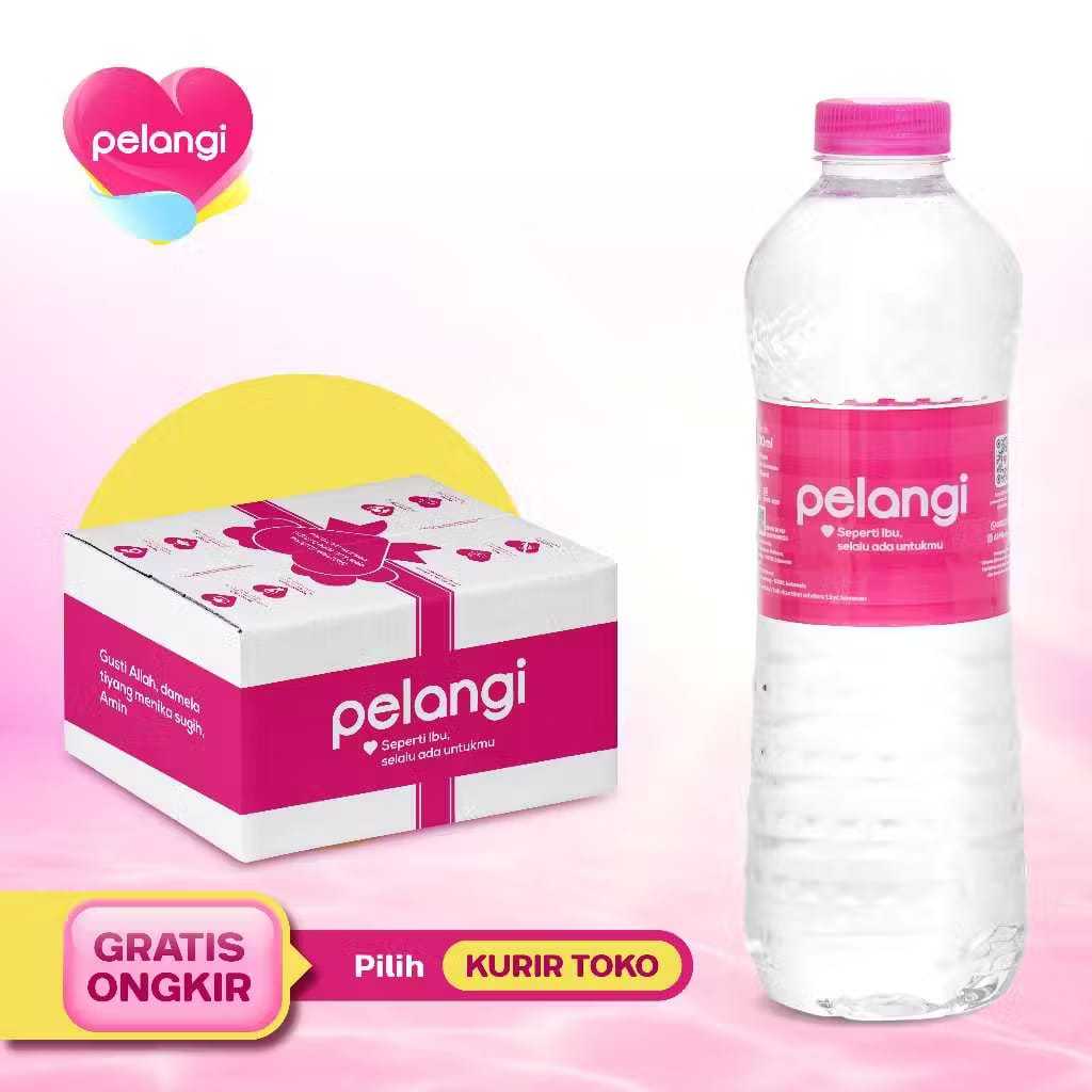 

Air Mineral PELANGI Botol 500ml (1 karton isi 24 botol) - INSTANT