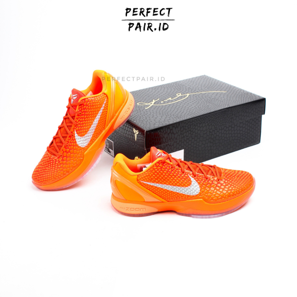 Nike Kobe 6 Total Orange 100% Original BNIB