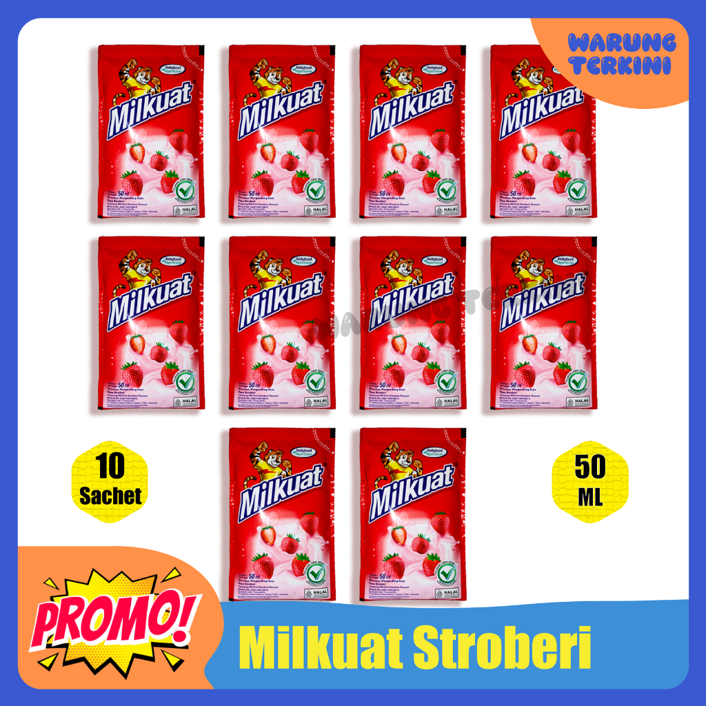 

Milkuat Stroberi 50ml 10 Pcs