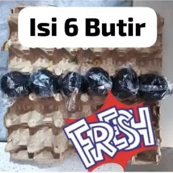 

TELUR ASIN BEBEK MENTAH SEKAM BAKAR ISI 6 BUTIR