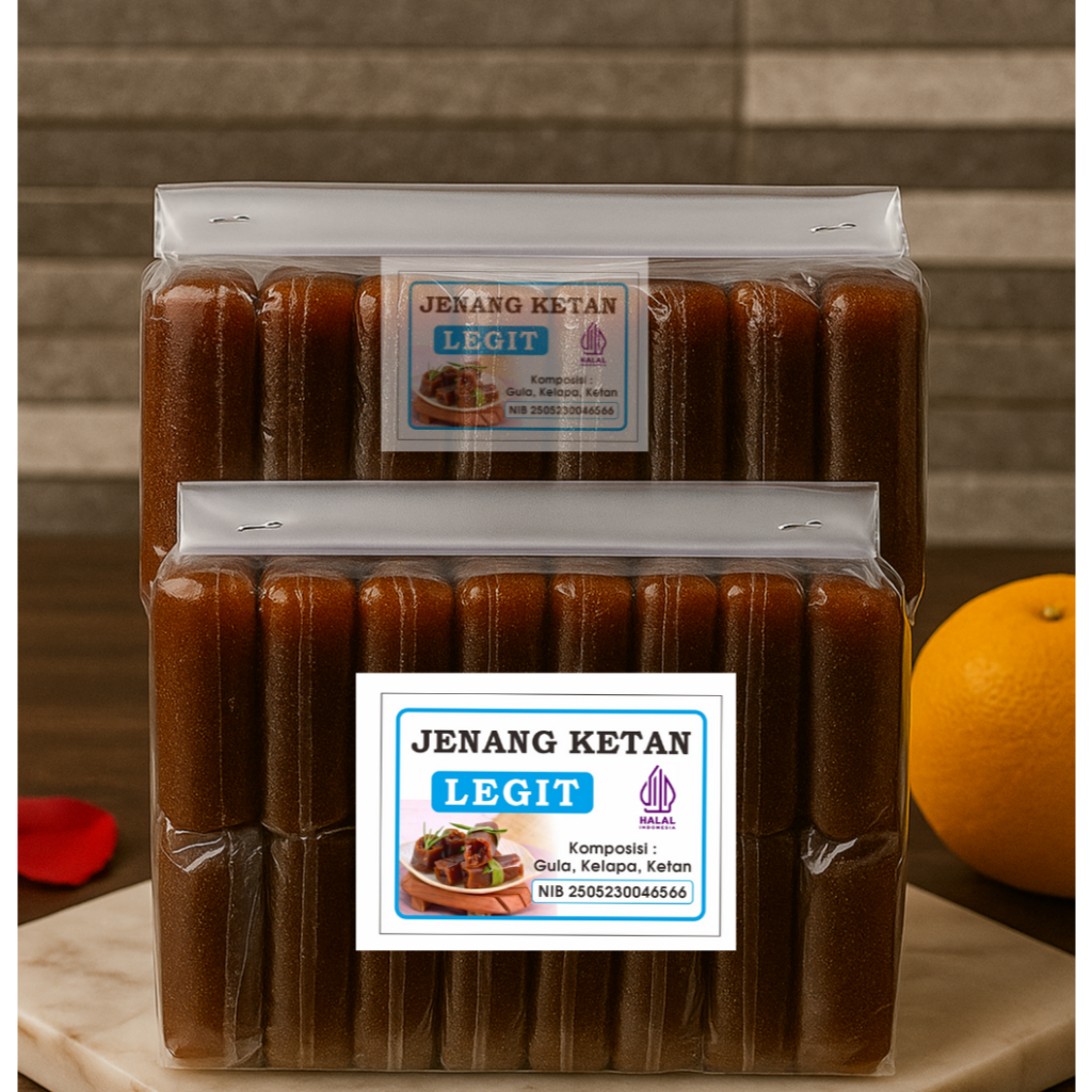 

Jenang/Dodol Ketan Wijen Legit Gula Jawa 1kg