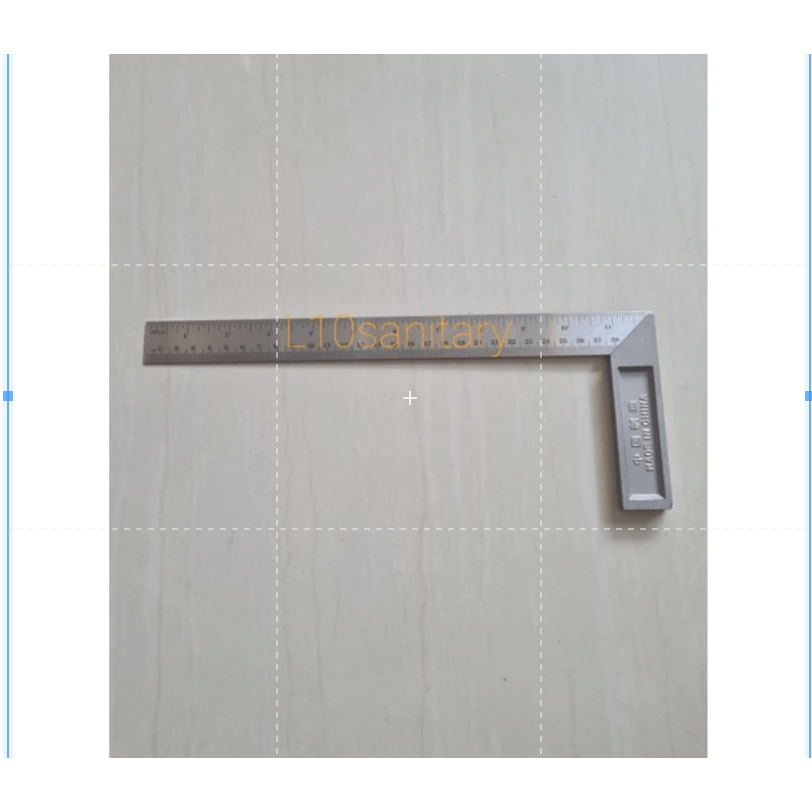 

ECER L10 Siku Meter / Siku Tukang / Siku Penggaris / Siku Meter Murah 12”