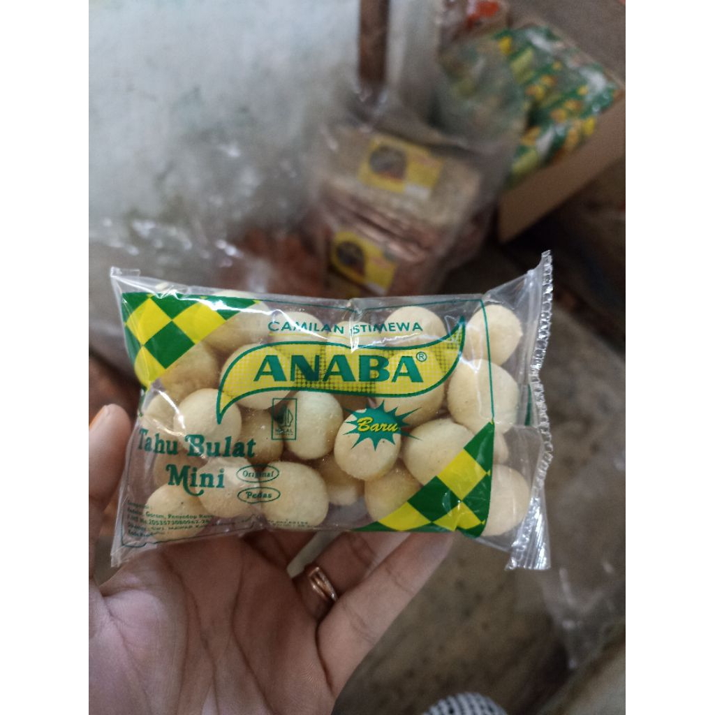 

Tahu bulat / marning / Coco crunch camilan merk anaba enak murah meriah 10.000 dapat 5