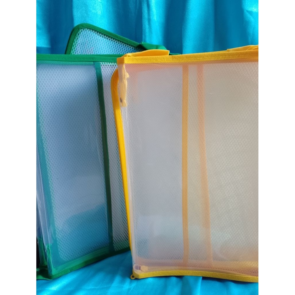 

Promo Cuci Gudang" Map Zipper Resleting Transparan Ukuran F4/Folio