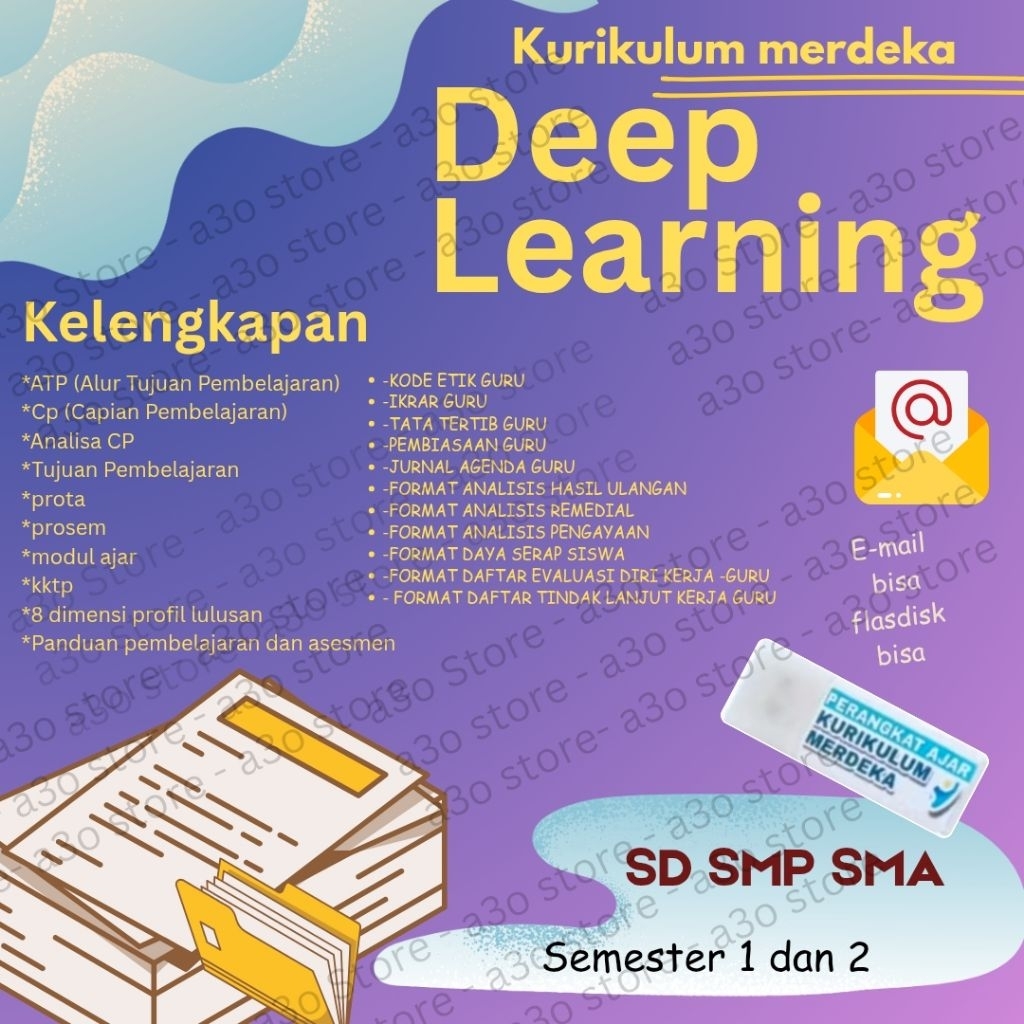 perangkat ajar kurikulum merdeka deep learning rpp modul ajar