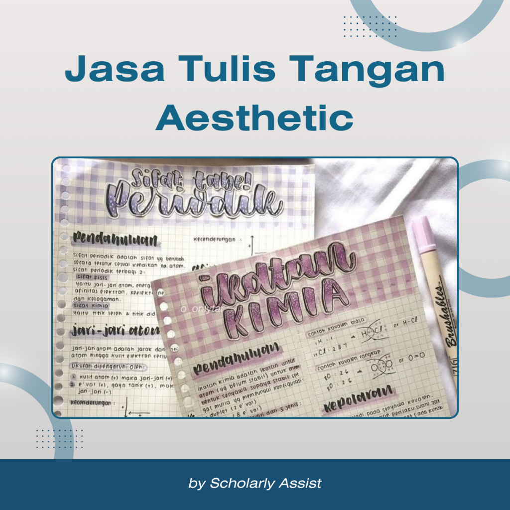 

Jasa Tulis Tangan Aesthetic | Catatan Pelajaran / Lettering / Studygram