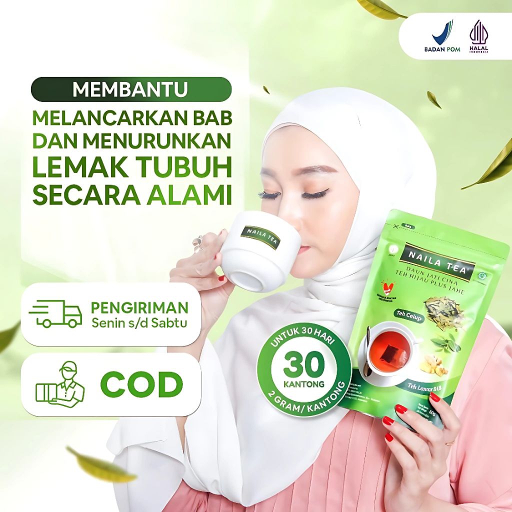 

Naila Tea Teh Celup Jati Cina Slimming Tea Teh Herbal Alami Untuk Diet Pelangsing