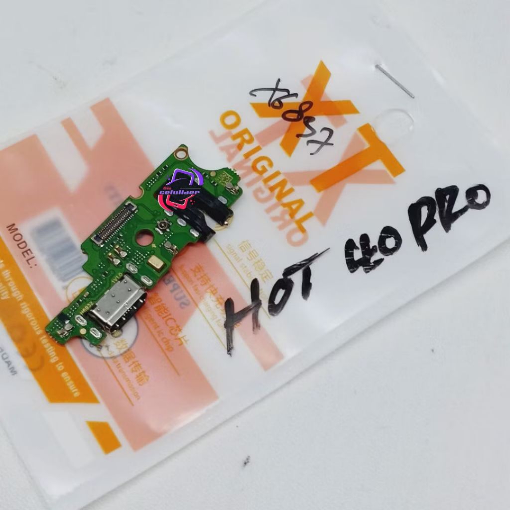 FLEXIBLE CHARGER KONEKTOR CAS INFINIK HOT 40 PRO/ X6837  PULSET IC ORIGINAL