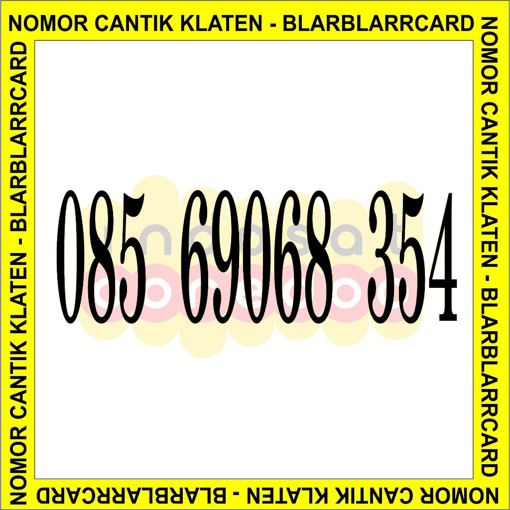 Nomor / Nomer Cantik Indosat IM3 Galipat 354