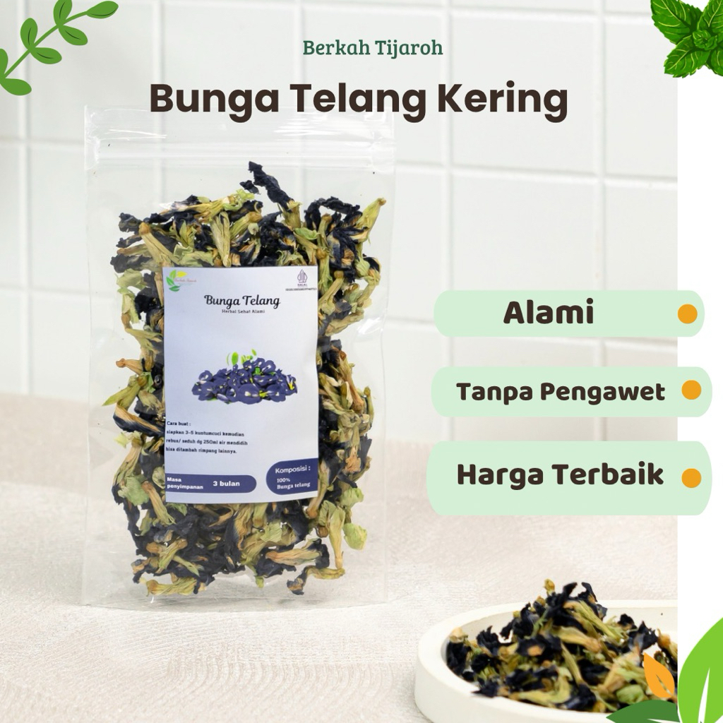 

Bunga Telang / Butterfly Pea / Teh Bunga Telang Kering