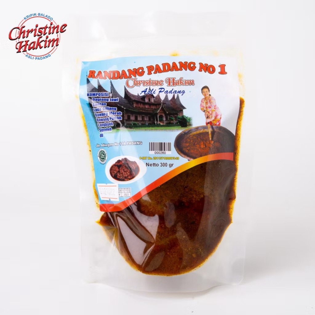 

Rendang Basah Daging Sapi 300 gram Christine Hakim