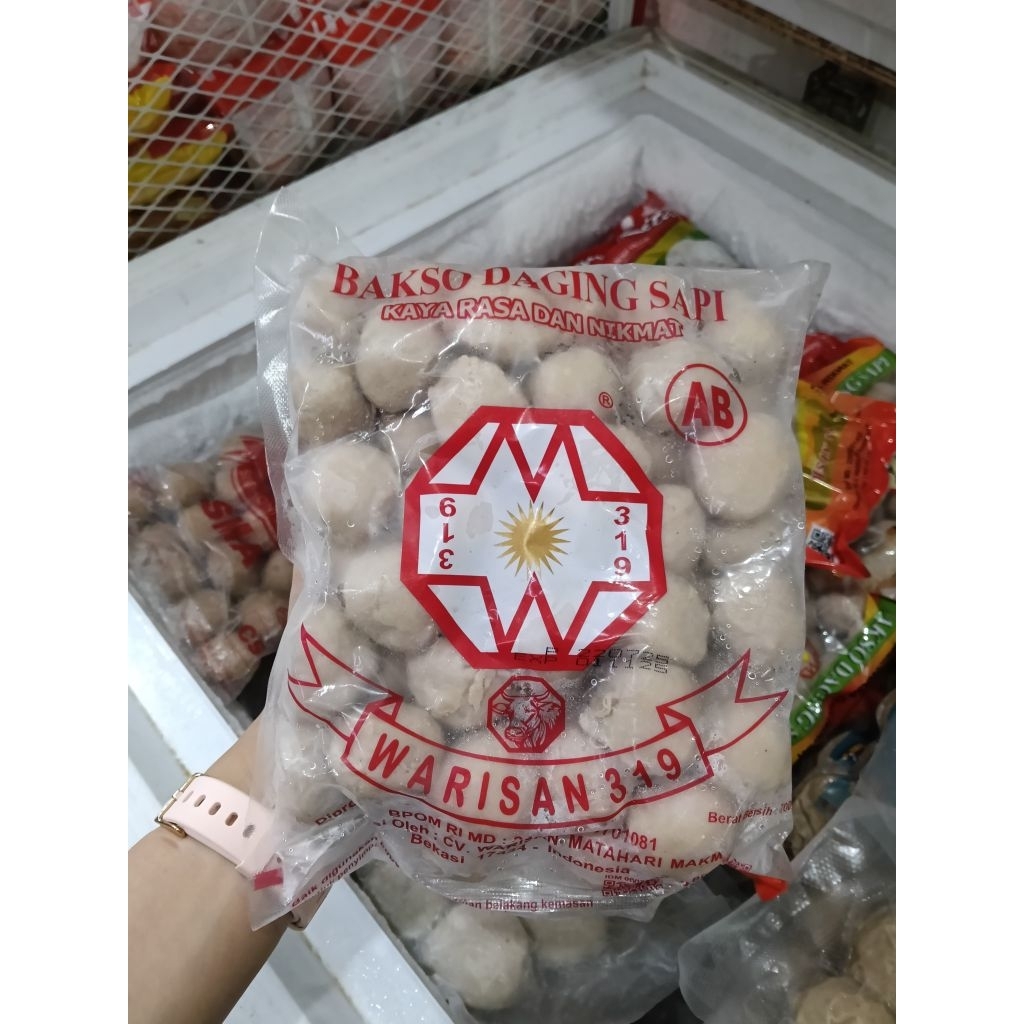 

BAKSO DAGING SAPI WARISAN AB 319 ISI 50 BUTIR