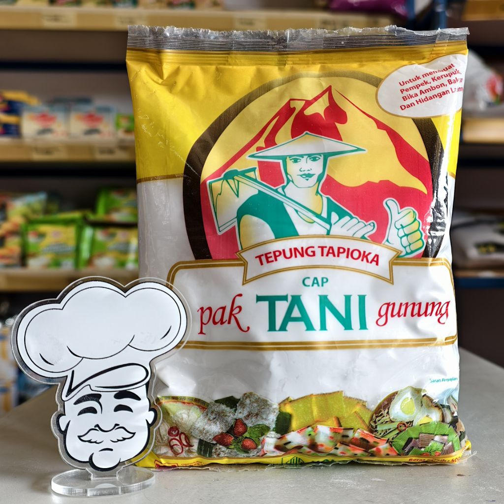 

Tepung Tapioka Cap Pak Tani Gunung 500Gr / Tepung Tapioka Pak Tani Gunung