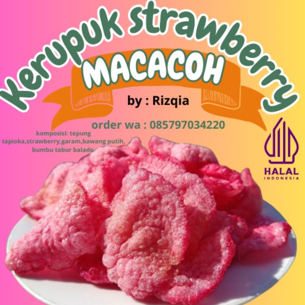 

kerupuk strawberry