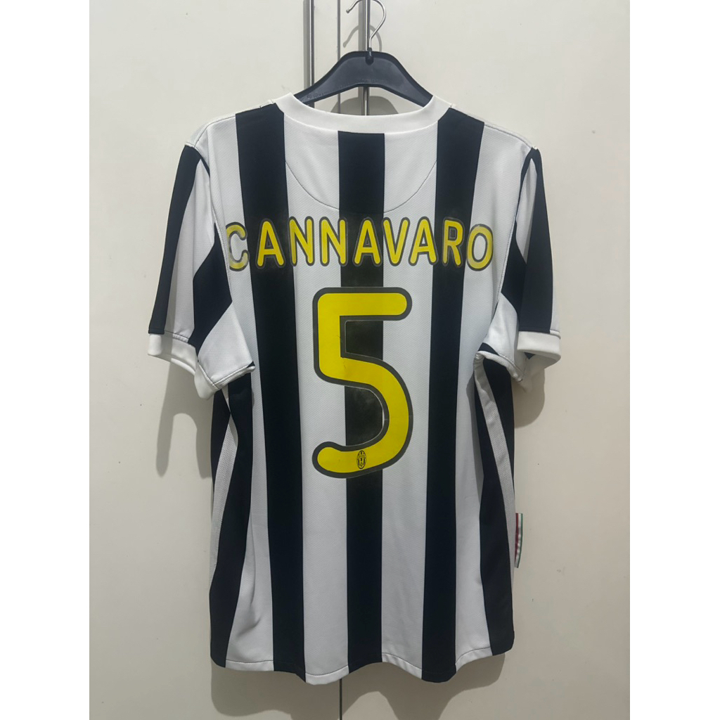 JUVENTUS HOME SHIRT ORIGINAL CANNAVARO #5 M