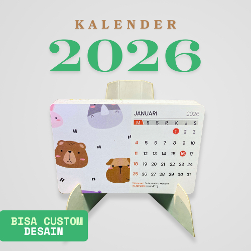 

Kalender meja 2026 unik, minimalis dan murah