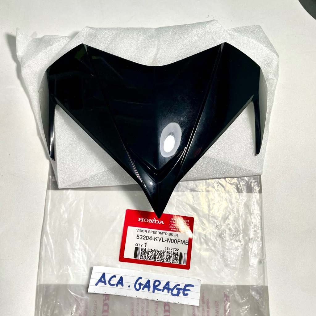 Visor Batok Supra X 125 Batman Original AHM Hitam 53204-KVL-N00FMB