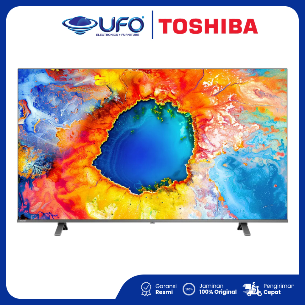 TOSHIBA TV 50M450NP QLED SMART TV 4K UHD 50 Inch Series Layar 50 Inci