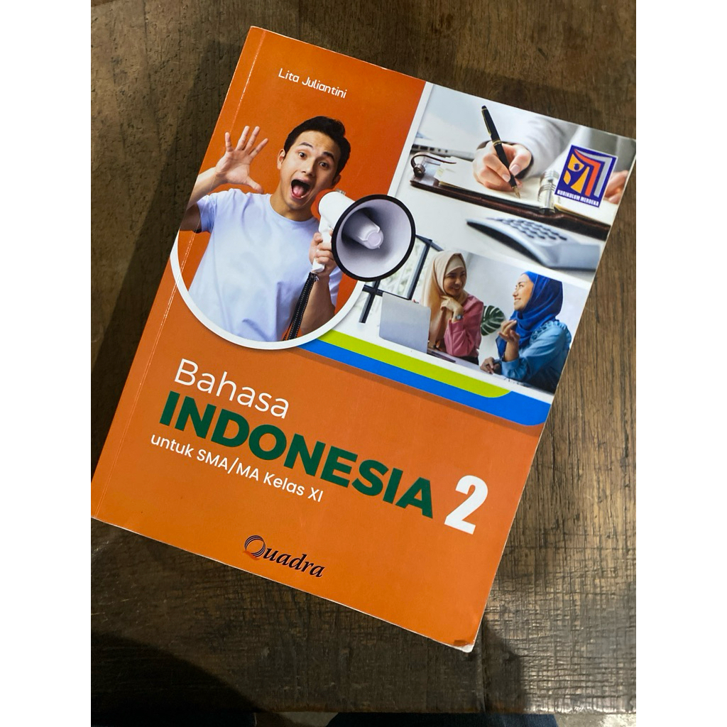 bahasa indonesia 2 kelas 11 - quadra (bekas)