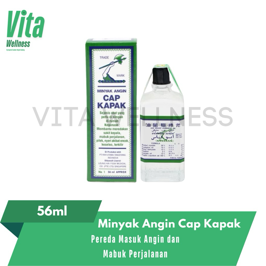 Minyak Angin Cap Kapak 56ml