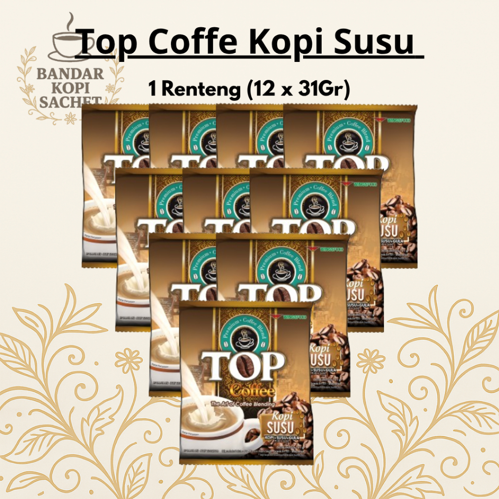 

TOP COFFE KOPI SUSU RENTENG 12X31GR