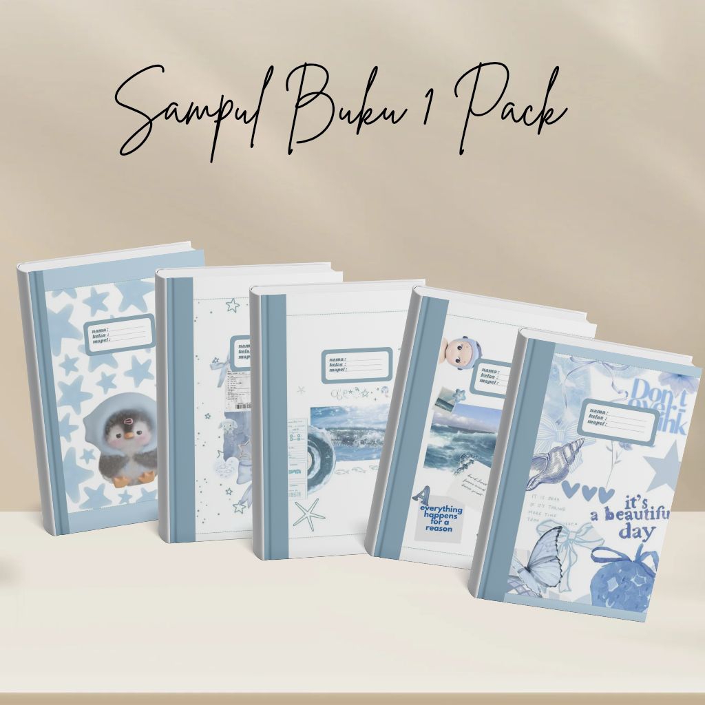 

1 Pack Sampul Buku/ Sampul Buku Aesthetic/ Sampul Buku Lucu/ Sampul Buku A5/ Sampul Buku B5/ Sampul Buku Pink/ Sampul Buku Lucu