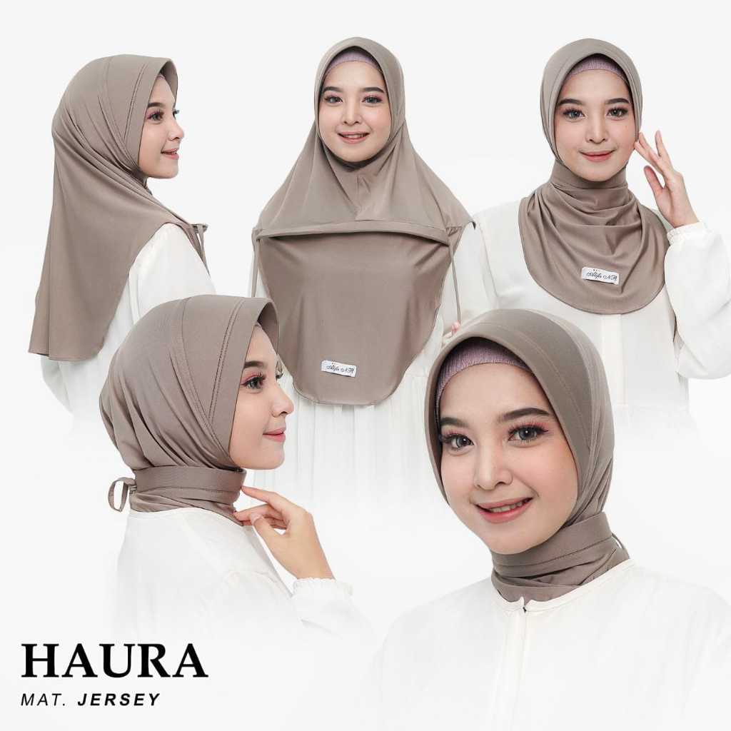Hijab Polwan || Jilbab Dinas Polwan || Kerudung Polwan Tali Jersey