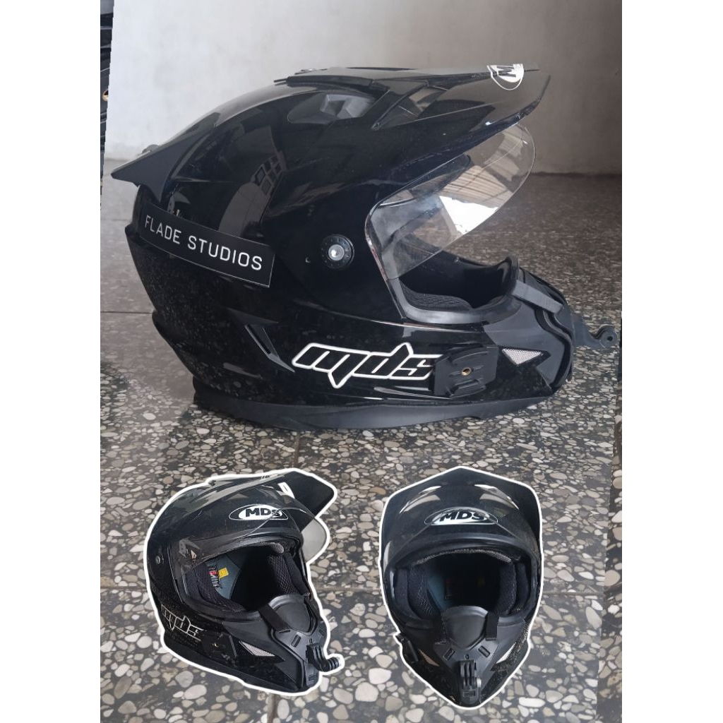 helm mds fullface bekas rasa baru