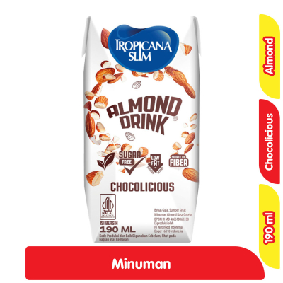 

Tropicana Slim Almond Drink Chocolicious Kotak 190 ml