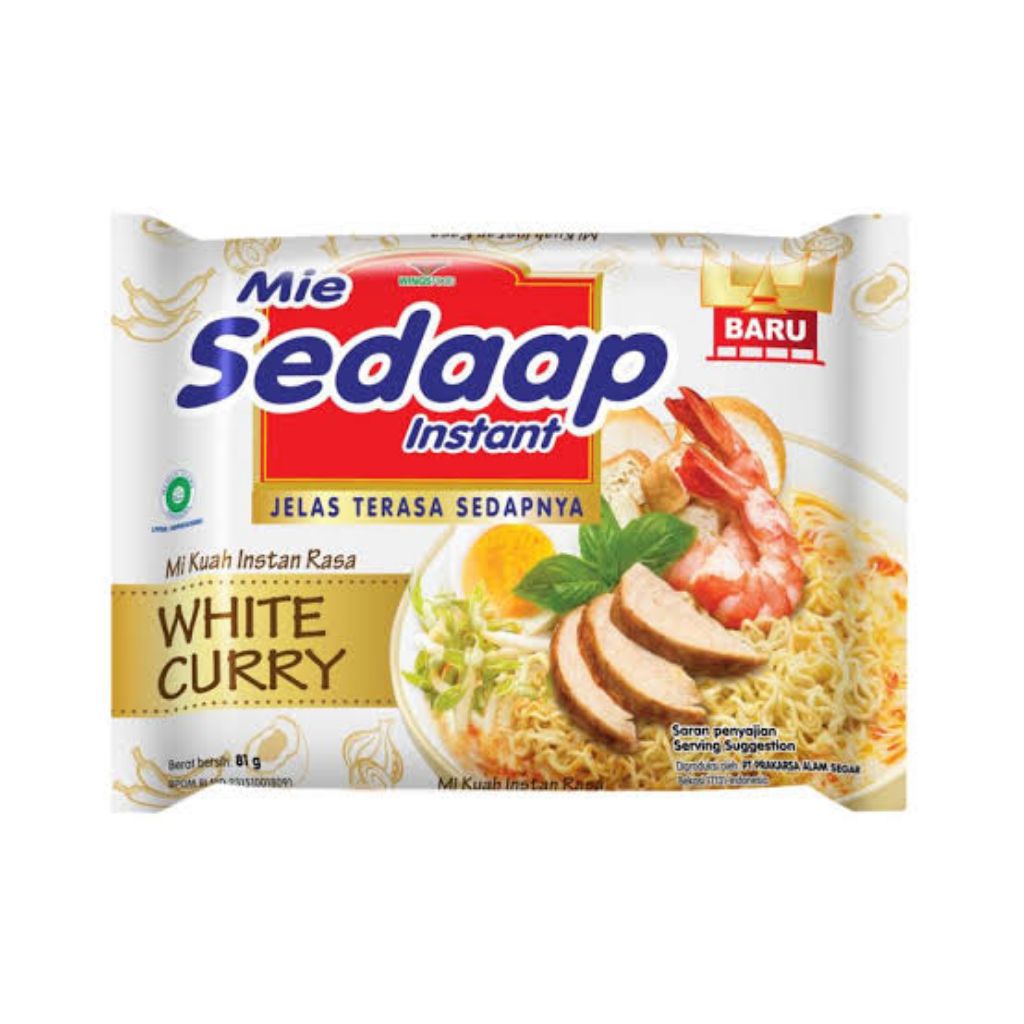 

Sedaap Mie Instan Rasa White Curry 81 gram
