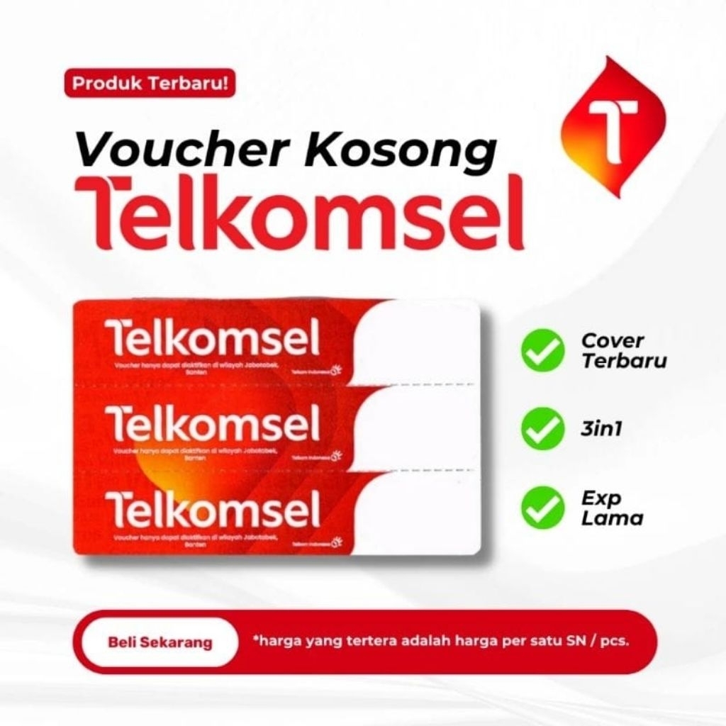 voucher kosong Telkomsel Riau Sumbar dan kepri