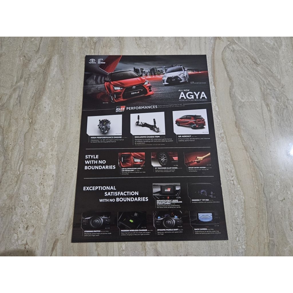 brosur katalog mobil toyota agya 2023 flyer