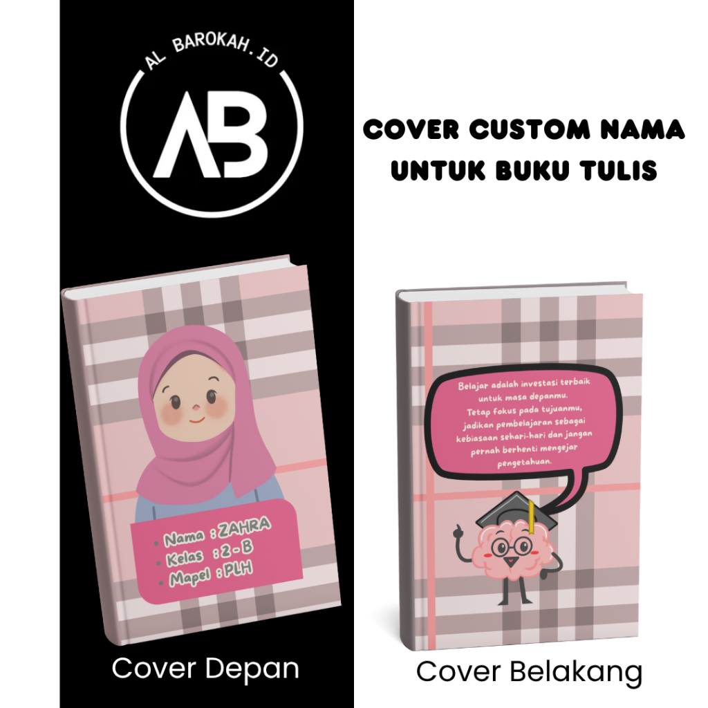 

(Albarokah.id) BUKU TULIS CUSTOM NAMA FREE PASANG FOTO