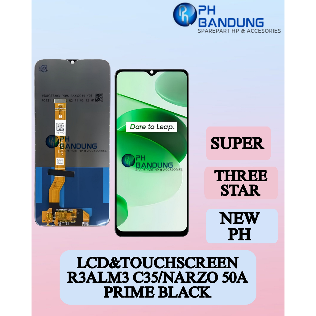 (PH BANDUNG)LCD TOUCHSCREEN REALME C35 RMX3511 / LCD REALME C35