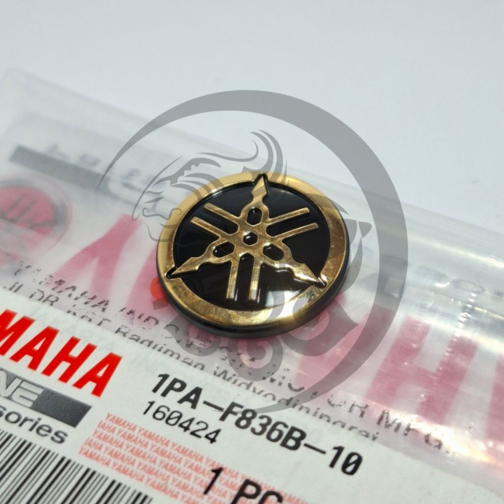 Emblem Garputala GOLD 2,5cm ORIGINAL Yamaha Vixion New NVL 1PA-F836B-10