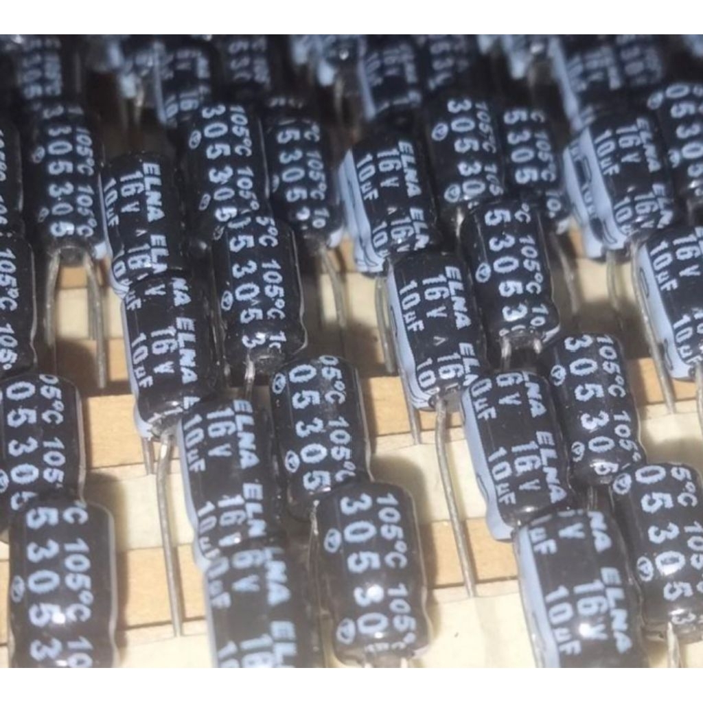 Elco 10uf 16v original ELNA  10pcs