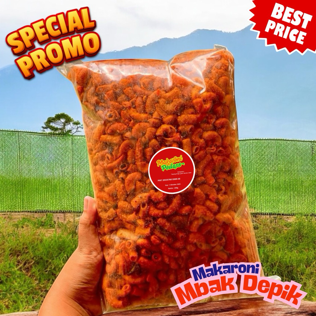 

Makaroni Ekstra Pedas Buat Ngemil Seru – 250g
