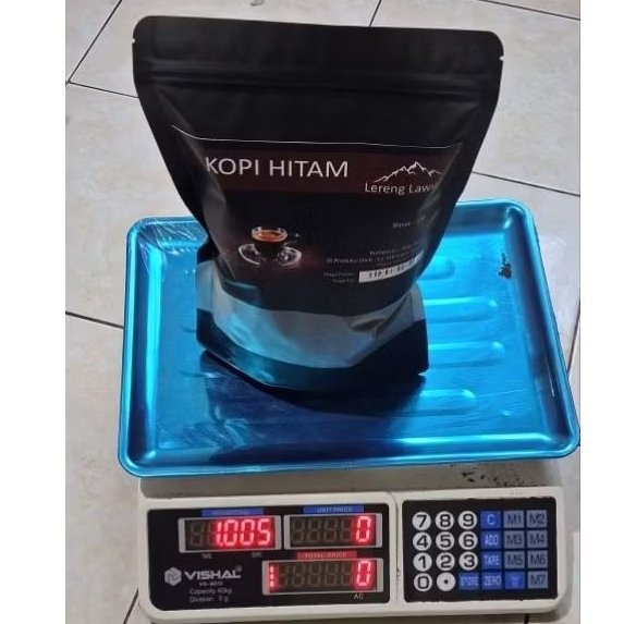 kopi hitam robusta lereng lawu