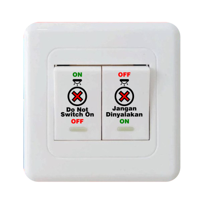 

Label Saklar Jangan Dimatikan Label Saklar Jangan Dinyalakan