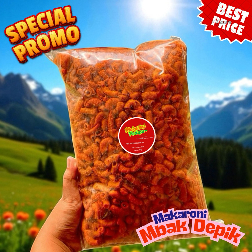 

Makaroni Pedas Surabaya 250g | Makan Ini Bikin Keringetan!