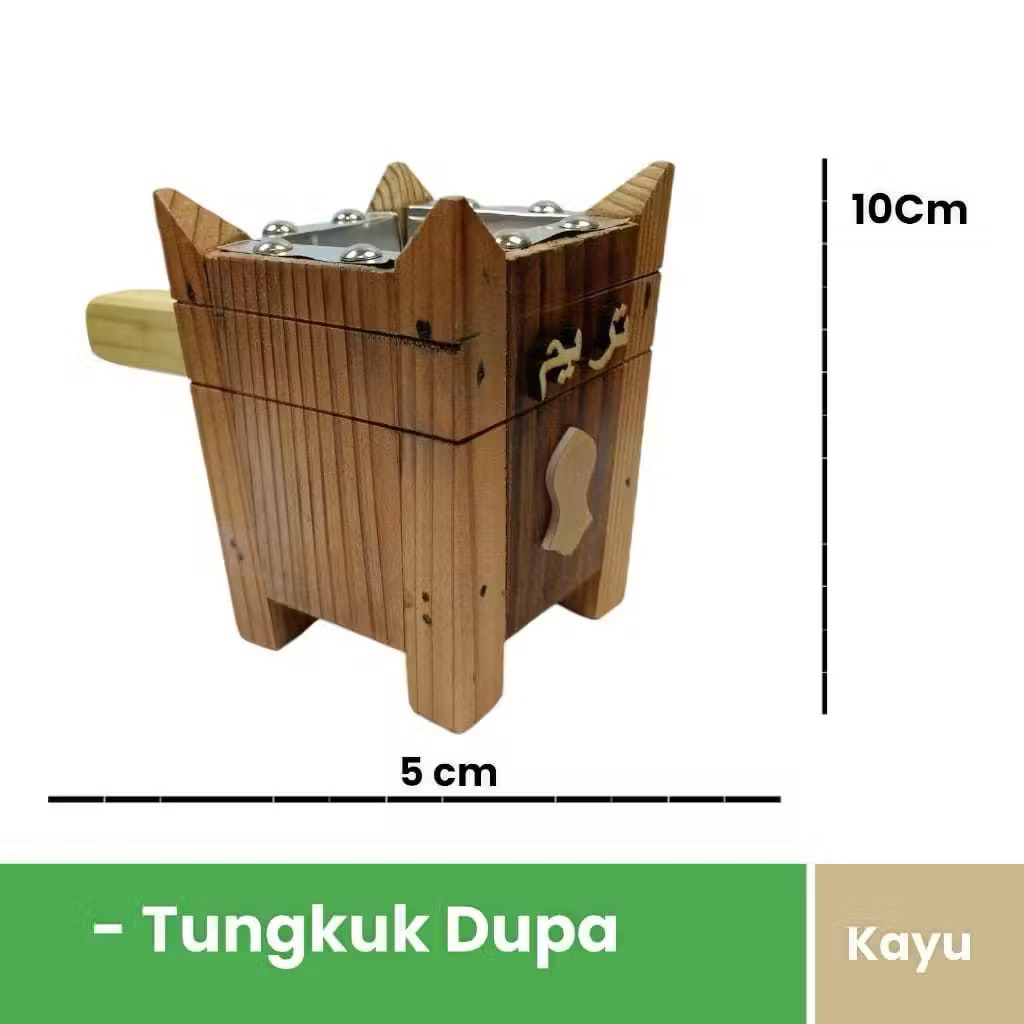 MABKHARA KAYU TARIM TEROMPAH Ukuran Mini TEMPAT PEMBAKAR BUHUR DUPA ARAB PRAPEN KAYU JATI DUPA
