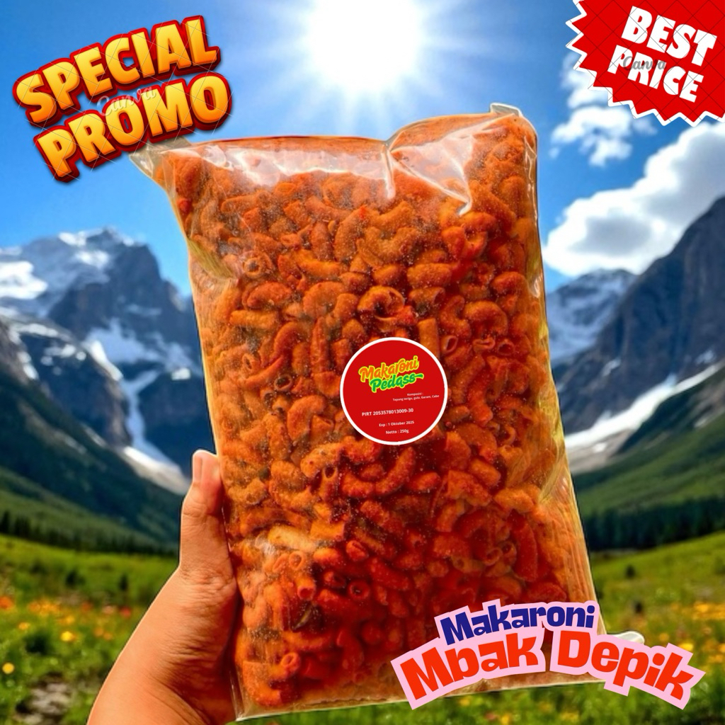 

Camilan Pesta Ulang Tahun – Makaroni Pedas 250g
