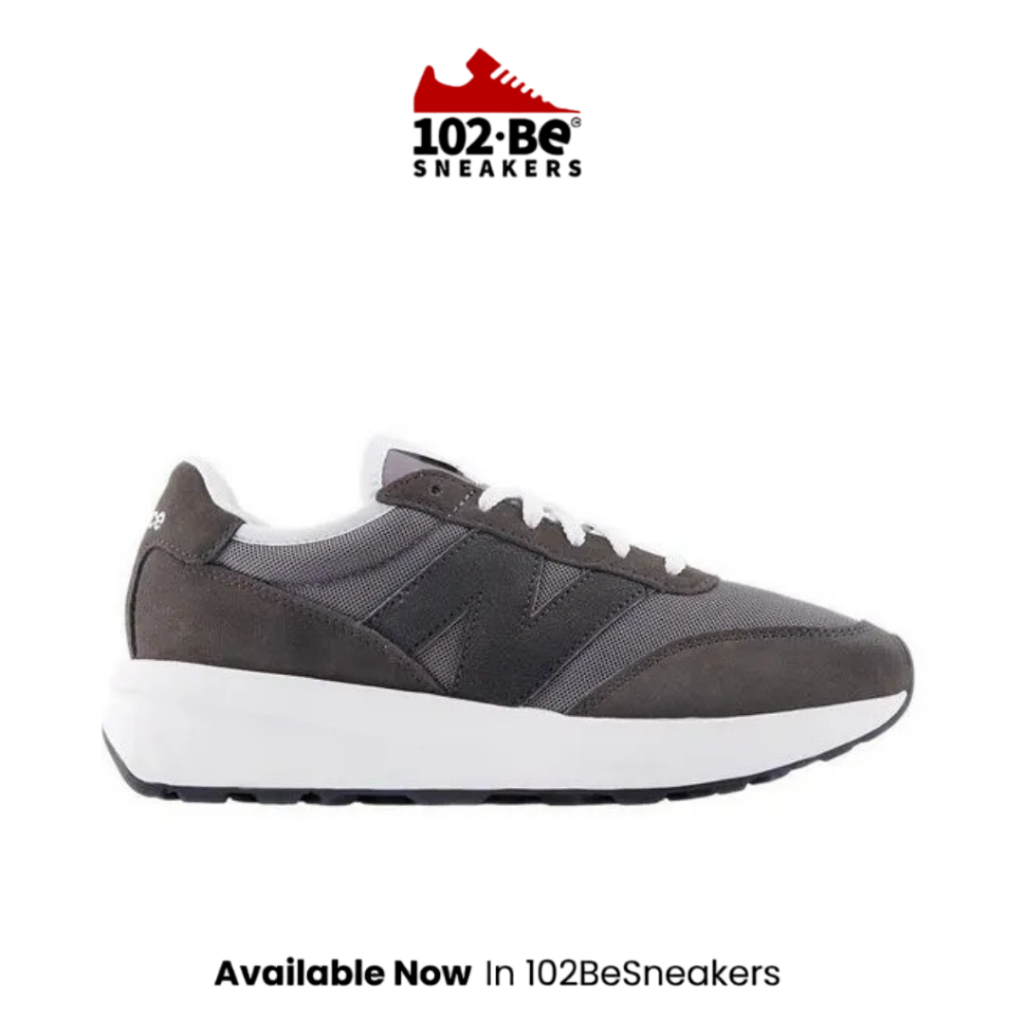 Sepatu NB 370 Men's Sneakers Shoes - Black Original