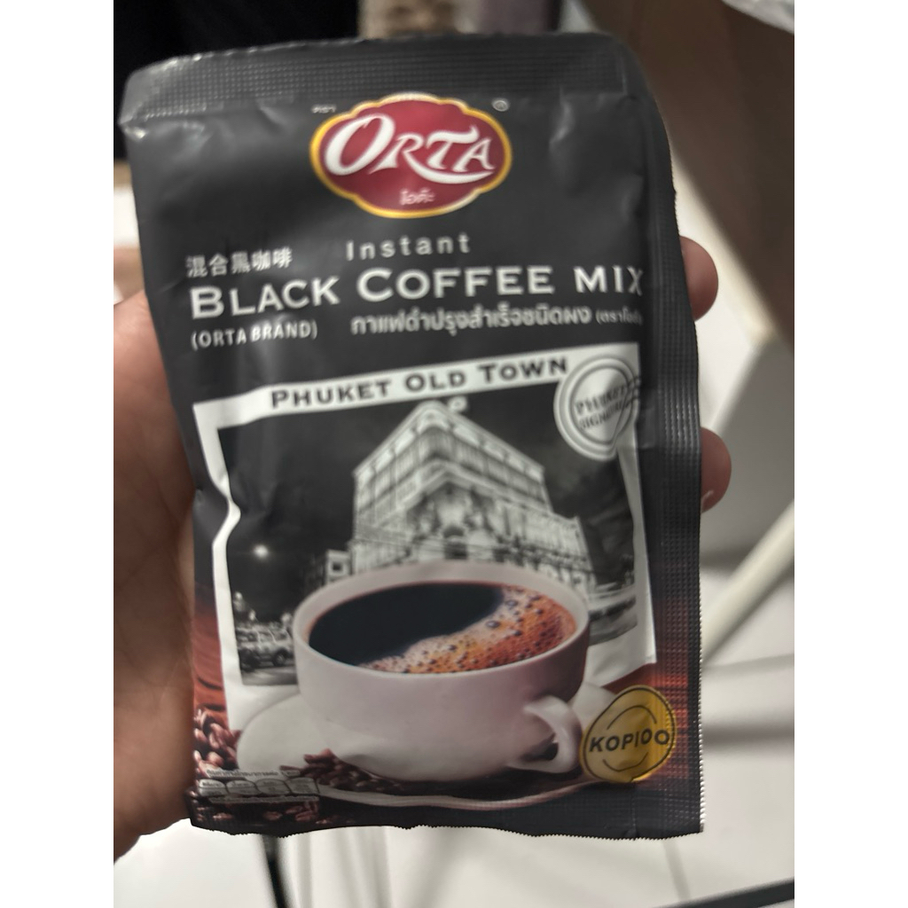 

BLACK COFFEE ORTA