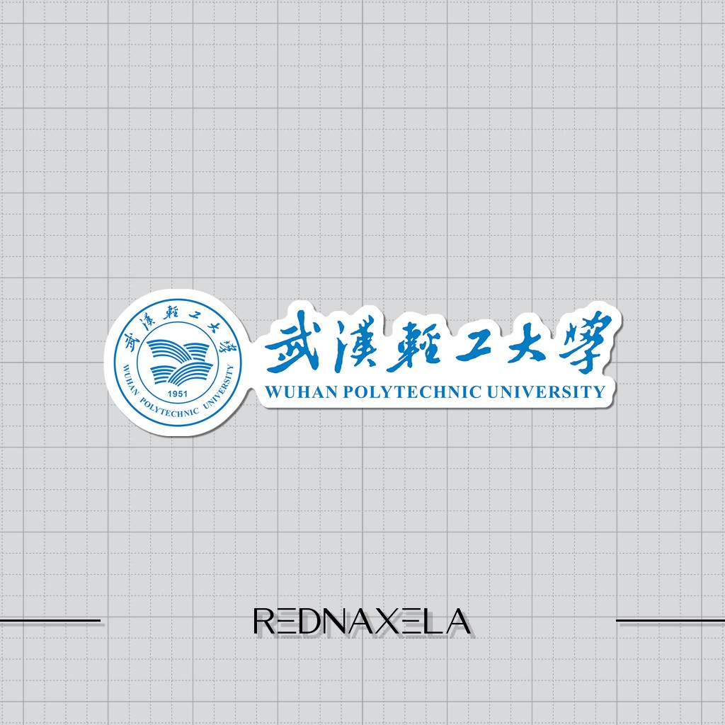 

Stiker Vinyl Wuhan Polytechnic University Logo Stiker Koper Outdoor Waterproof Sticker
