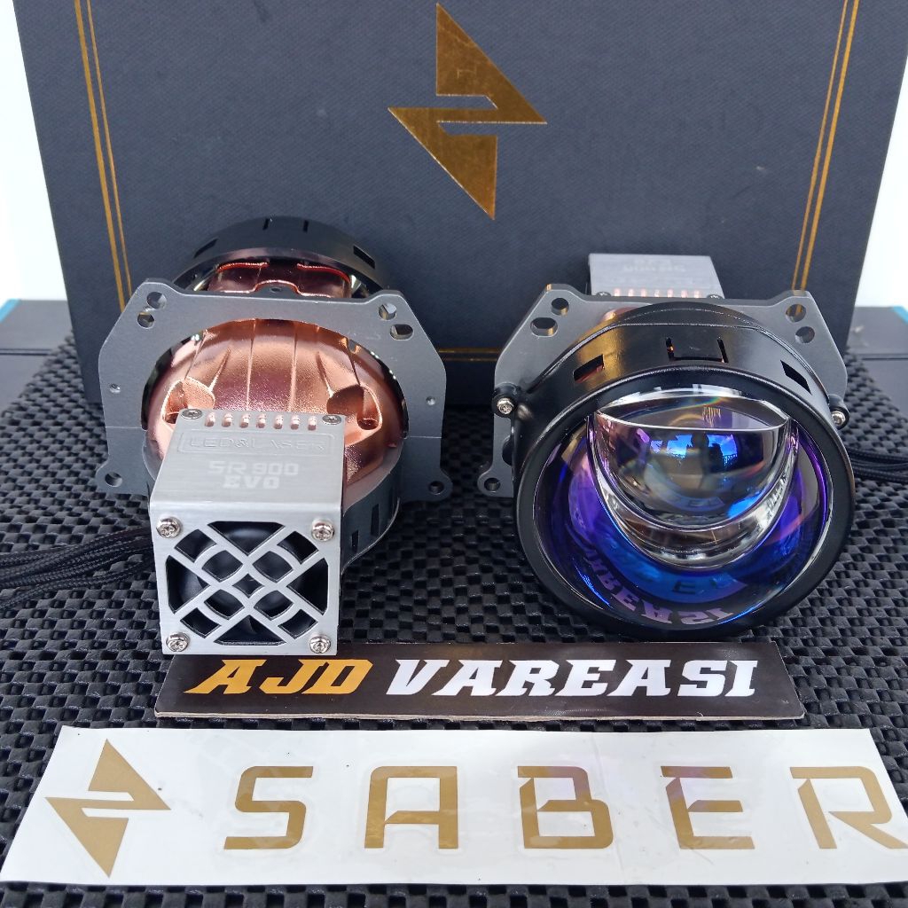 Lampu headlamp SABER SR900 EVO LED Projector Headlamp Laser LED Lampu Laser