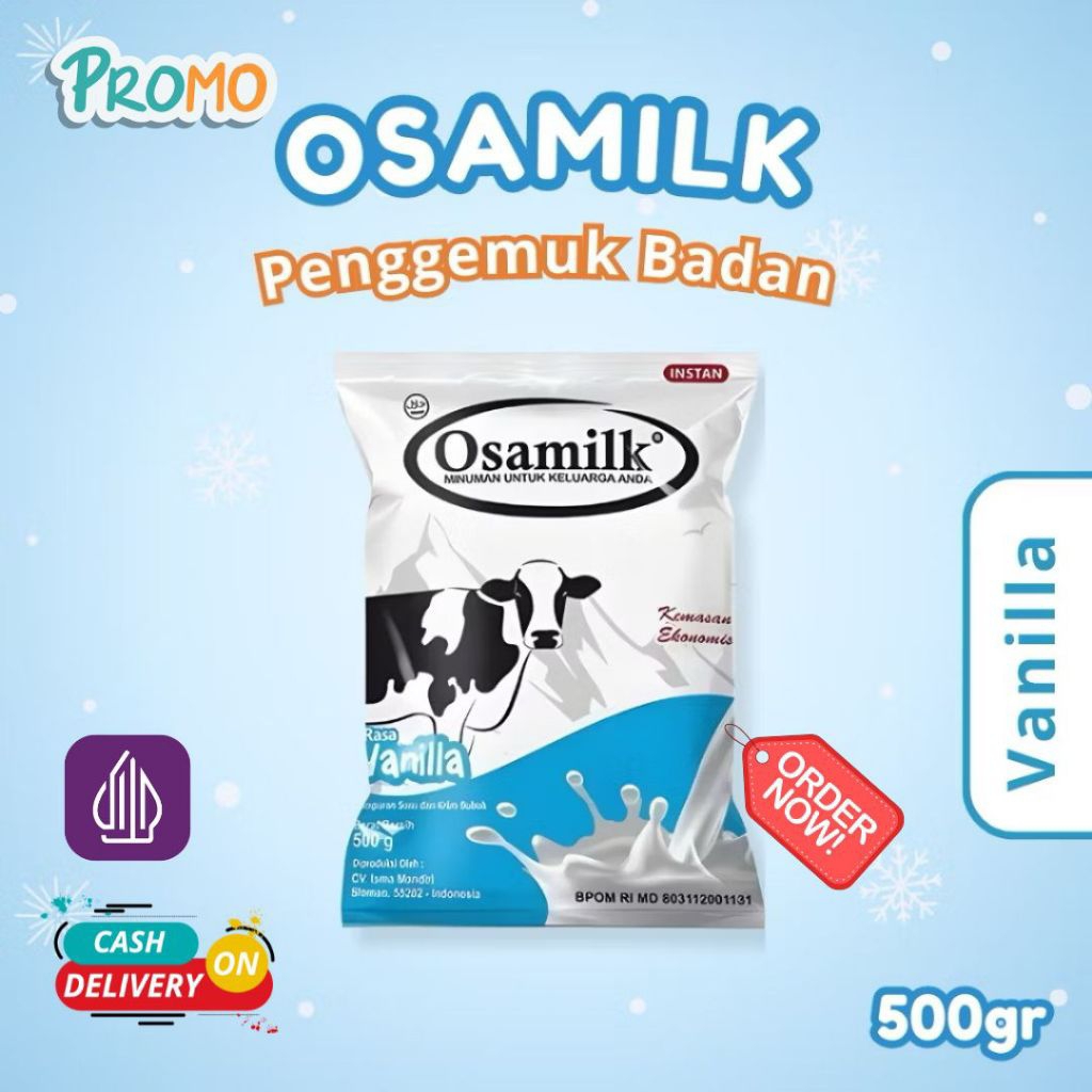 

Osamilk 500gr rasa vanila